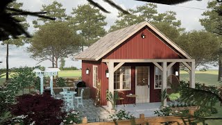 Cozy Small House Design 5x6 Meters 320 SQFT 30SQM Living off Grid [upl. by Verneuil878]