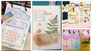 Tổng hợp Cách làm lịch để bàn handmade bằng giấy đơn giản  How to make a handmade desk calendar [upl. by Jarlath]