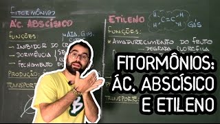 Ácido Abscísico e Etileno Hormônios Vegetais  Fisio Vegetal  Aula 29 Botânica Prof Guilherme [upl. by Gladine]