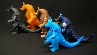 ウルトラ怪獣500 ウルトラ怪獣Ｘ ノーマル＆限定ソフビ ゴモラシリーズ Ultra Kaiju 500 Ultra Kaiju X Gomorrah series [upl. by Enelia]