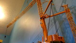 Liebherr Ltm 11200 luffing jib review [upl. by Amalle74]