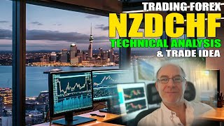 NZDCHF Technical Analtsis and Trade Idea [upl. by Dyun]