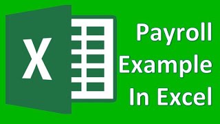 Microsoft Excel 01 Payroll Part 1  How to enter data and create formulas [upl. by Peh]