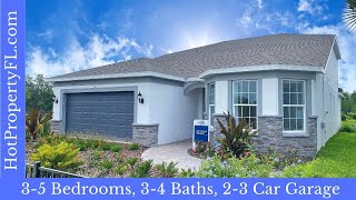 New Home Tour  Clermont  Orlando FL  Pulte Mystique Grand model  Serenoa Lakes  35 Bedrooms [upl. by Aire634]