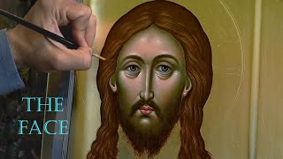 Byzantine Iconography Lesson Painting the face  Αγιογραφία [upl. by Jim416]