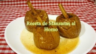 Cómo hacer Manzanas al Horno receta fácil [upl. by Onifled14]