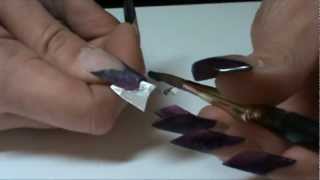 Tuto Réparer un faux ongle cassé [upl. by Auqinehs]