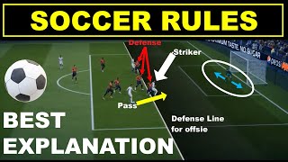 Soccer Rules  Football Rules  Beginner Guide [upl. by Leopold]