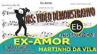 Ex Amor Martinho da Vila Sax Alto Eb [upl. by Eustatius]