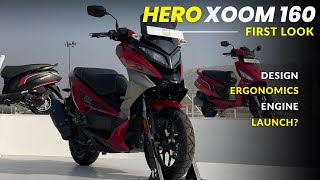 Hero Xoom 160  Design Features Engine Ergonomics  Upcoming Scooter of 2024 [upl. by Shaikh577]