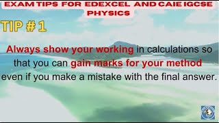 CAIE and Edexcel IGCSE Physics I Exam TIPS for Scoring Top Grades in IGCSE Physics [upl. by Zohara]