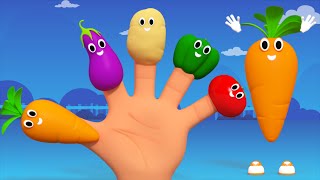 Vegetables Finger Family Nursery Rhymes Kids Tv [upl. by Ermanno859]