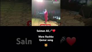 Salman Ali🎤😻Mere Rashke Qamar song shorts [upl. by Assiruam677]