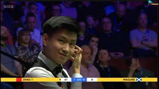 Zhao Xintong Vs Stephen Maguire World Snooker Championship 2022 frame 16 to 22 Last Session [upl. by Elyad]