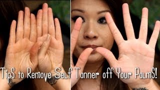 Removing Self Tanner From Your Hands [upl. by Bevers235]