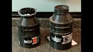 Replacing Old InSinkErator Badger 5 with new InSinkErator Badger 500 [upl. by Ardyce]