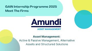 Amundi  Asset Management Active amp Passive Management Alternative Assets and Structured Solutions [upl. by Cinnamon]