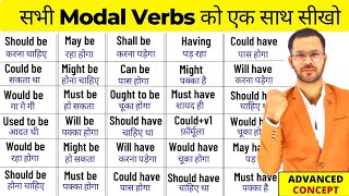 All Modal Verbs in English Grammar  What are modals  Learn modals [upl. by Virg]