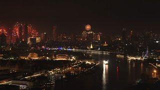 Bangkok welcomes the New Year with fireworks  AFP [upl. by Bernadene867]