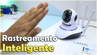 FUNÇÃO RASTREAMENTO DE PESSOAS CÂMERA IP YOOSEE MODELO A75 [upl. by Loria61]