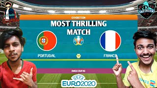 Portugal Vs France 🔥 4uDudes Vs Team Infinity  Euro 2020  Pes 2021 Mobile 🇵🇹🇫🇷 [upl. by Anzovin849]