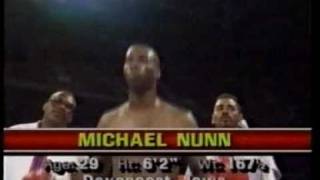 Michael Nunn vs Crawford Ashley part 1 of 3 [upl. by Ymme]