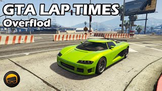 Fastest Overflod Cars 2021  GTA 5 Best Fully Upgraded Cars Lap Time Countdown [upl. by Rumery]