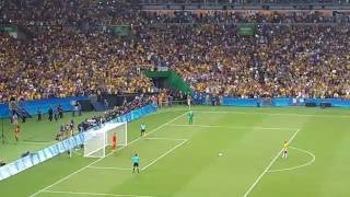 Final Futebol masculino  Olimpiadas 2016 Brasil x Alemanha Gol de Penalty Neymar Ouro [upl. by Inna333]