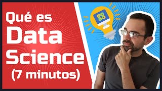 CIENCIA DE DATOS en 7 Minutos ⚡️💻 ¿Qué es Data Science Español [upl. by Hedvig]