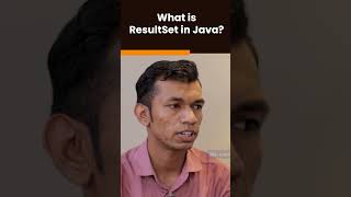 Java Interview Question  What is ResultSet in Java  shorts kiransir [upl. by Latsyek56]