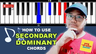 Elevate your Chord Progression with Secondary Dominant Chords  Piano Lesson sa filipino [upl. by Garrott937]