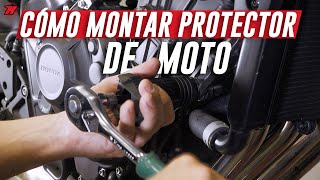 TOPE ANTICAÍDA de moto ¿Cómo montarlo un PROTECTOR TUTORIAL FÁCIL ✔️ [upl. by Bronny]