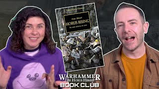 Horus Heresy 1 HORUS RISING by DAN ABNETT  Warhammer 40k Book Club with Mira [upl. by Omarr]