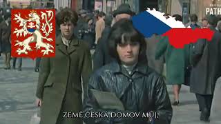 National Anthem of Czechoslovakia 19181992 quotKde domov můjquot and quotNad Tatrou sa blýskaquot [upl. by Idnac910]