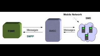 SMPP Overview of how SMPP client integrates with SMPP server or SMSC to send bulk SMS [upl. by Collin561]