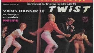 Johnny HallydayViens danser le twist C CheckerLets twist againGV1961karaoké [upl. by Aggri227]