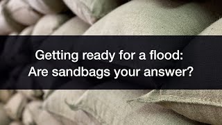 How to Protect Your Home From a Flood Using Sandbags [upl. by Zurkow]