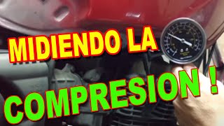 Como medir la compresión motor de moto 🏍️🔥 [upl. by Amees]