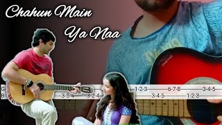 Chahun Main Ya Naa Guitar Intro Tabs  Chord Lesson  Aashiqui 2  Arijit Singh  Debarshi Raj Pal [upl. by Satsok]