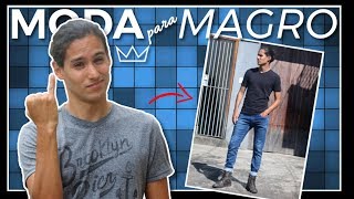 Roupas para homens magros 7 dicas essenciais  MODA MASCULINA [upl. by Atiuqal]