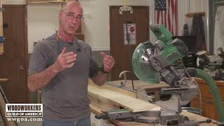 Aadjusting Miter Saw Laser [upl. by Nylednarb3]