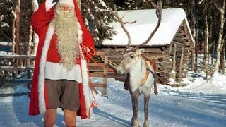 Lapônia do Papai Noel Pai Nata 🦌🎅 vídeo para as famílias Finlandia Rovaniemi Santa Claus Mensagem [upl. by Arrak]