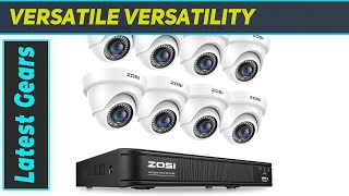 ZOSI 1080P H265 Home Security Camera System Overview [upl. by Leksehcey293]