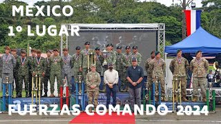 México 1er Lugar Premiación Fuerzas Comando 2024 [upl. by Ross]