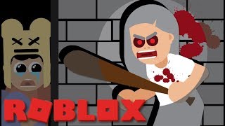 HELP ME PLEASE   GRANNY IN ROBLOX  Aychristene Roblox Horror Gameplay [upl. by Hurlow]