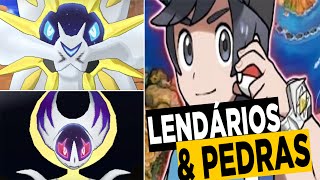 Pokémon Sun e Moon  Conheça os Lendários e as Pedras Misteriosas [upl. by Burchett]