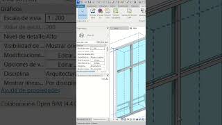 🔴🤶🏻🌲Cómo Incorporar una Puerta Corrediza en un Muro Cortina con Revit 🌲🤶🏻🔴 [upl. by Busby508]