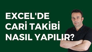 Excel Cari hesap takibi yapmak Excel de Cari Takibi 186video  Ömer BAĞCI [upl. by Ltsyrk]