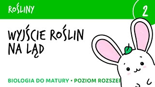 Rośliny 2  Wyjście roślin na ląd  wstęp do roślin lądowych  biologia do matury liceum rozszerzona [upl. by Rauscher391]