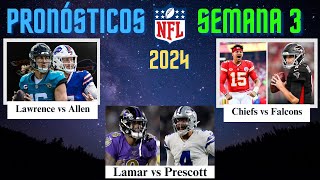 Pronósticos y Análisis NFL Semana 3 2024 [upl. by Nona]